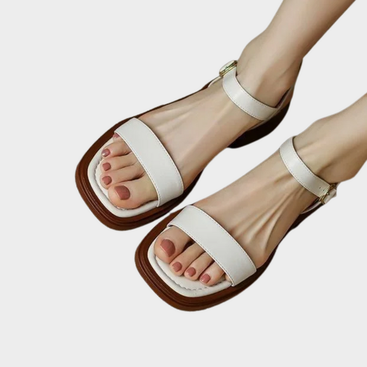 LINDA - ELEGANT LEATHER SANDALS