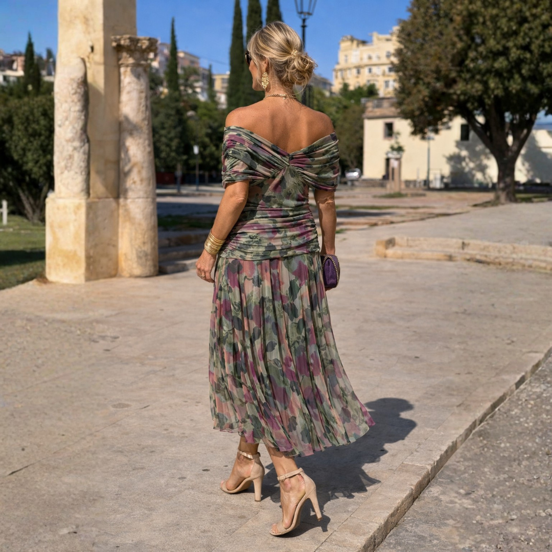 Vivienne – Off-Shoulder Maxi Dress