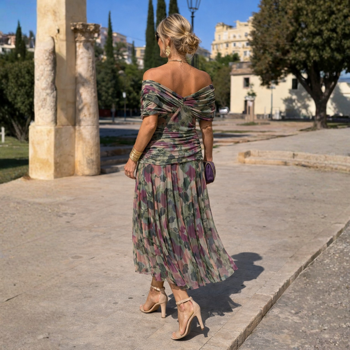 Vivienne – Off-Shoulder Maxi Dress