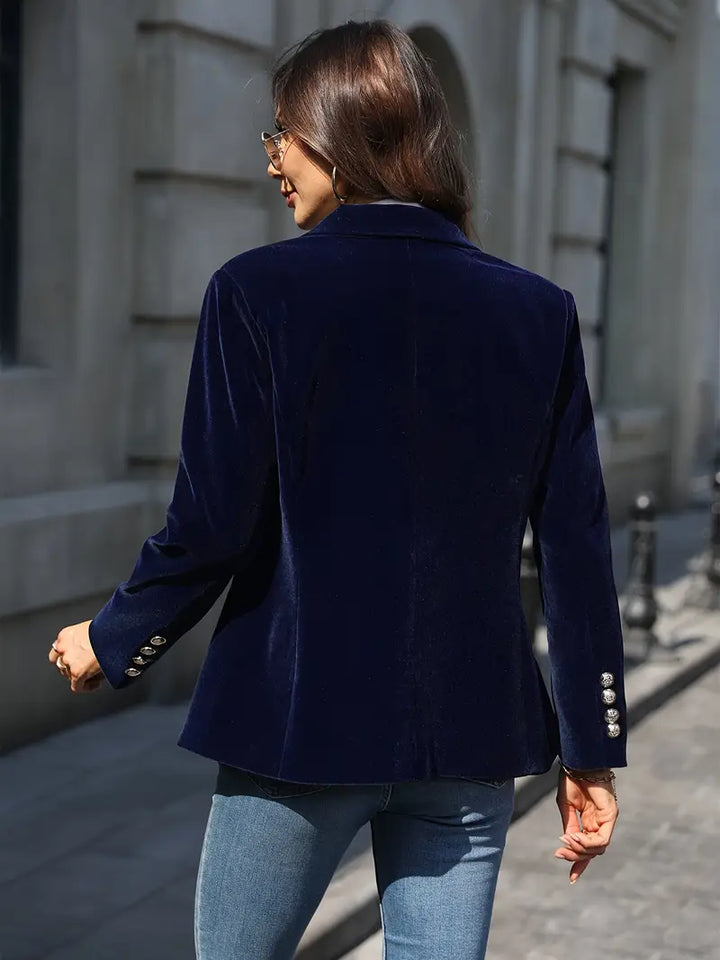 Classic One-Button Blazer | Tailored Women's Office Jacket – Leah & Lila
