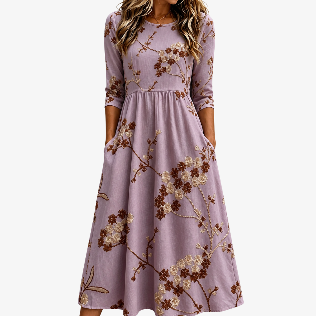 Alice – Floral Midi Dress
