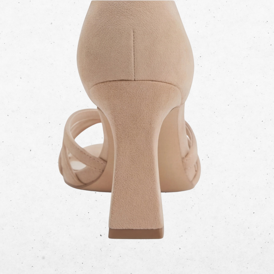 Orlissa | Open Toe Block Heel Pumps – Leah & Lila