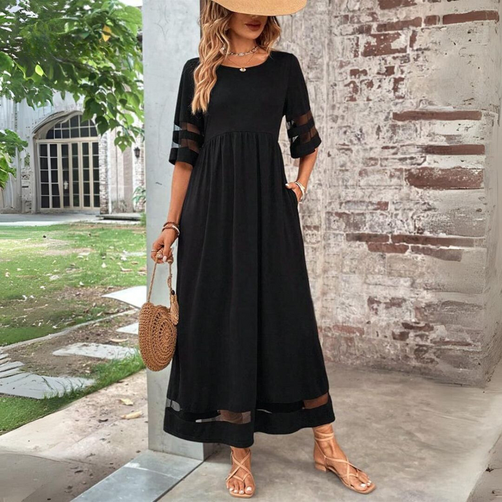 Bethany- Flattering Tummy-Smoothing Midi Dress