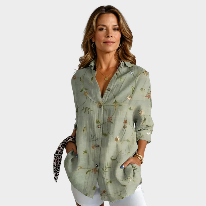 Kate - Casual Printed Blouse