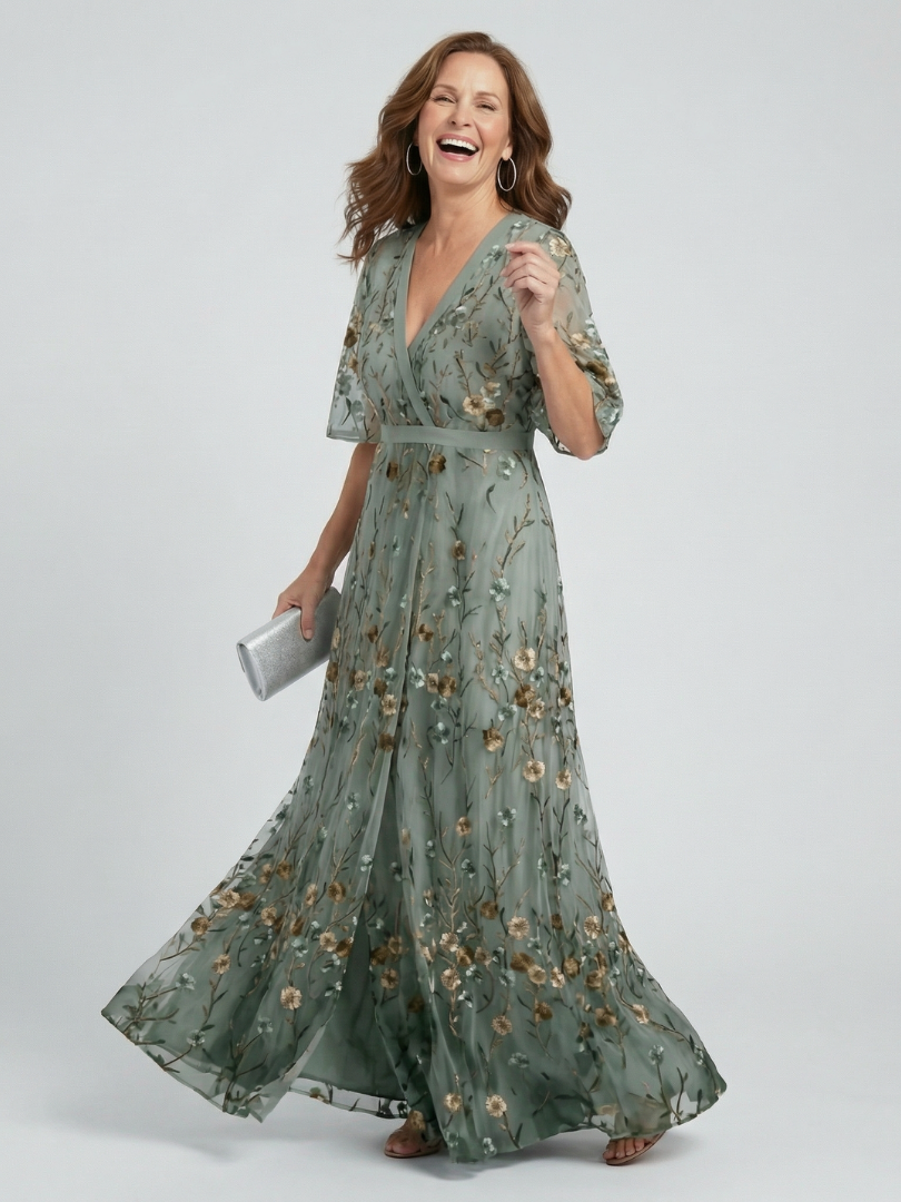 Leah & Lila Savannah - women's floral halter maxi dress