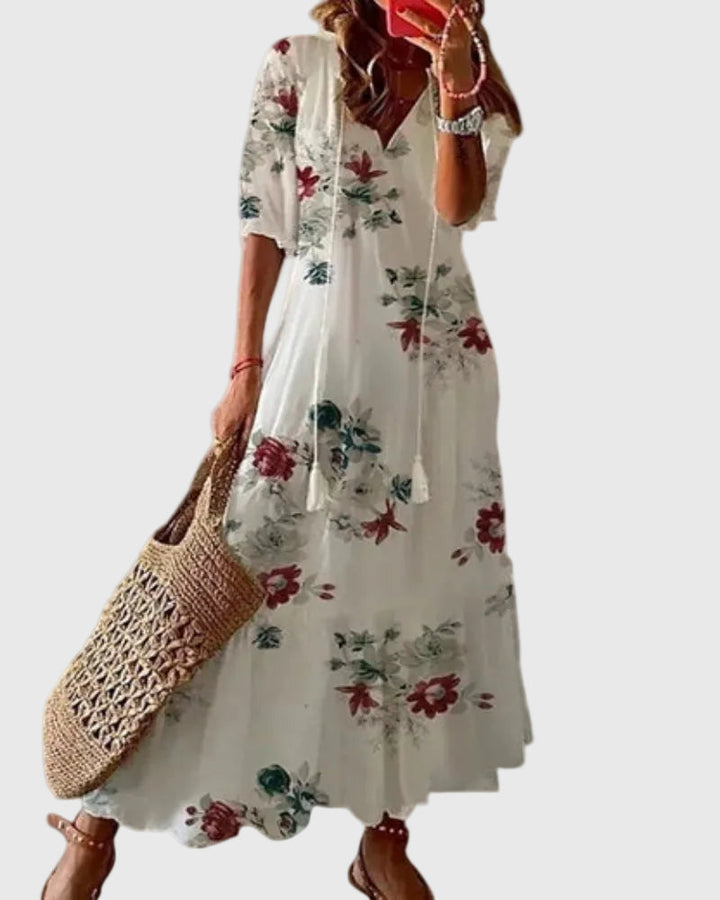 Sofie - Boho Vintage Summer Maxi Dress