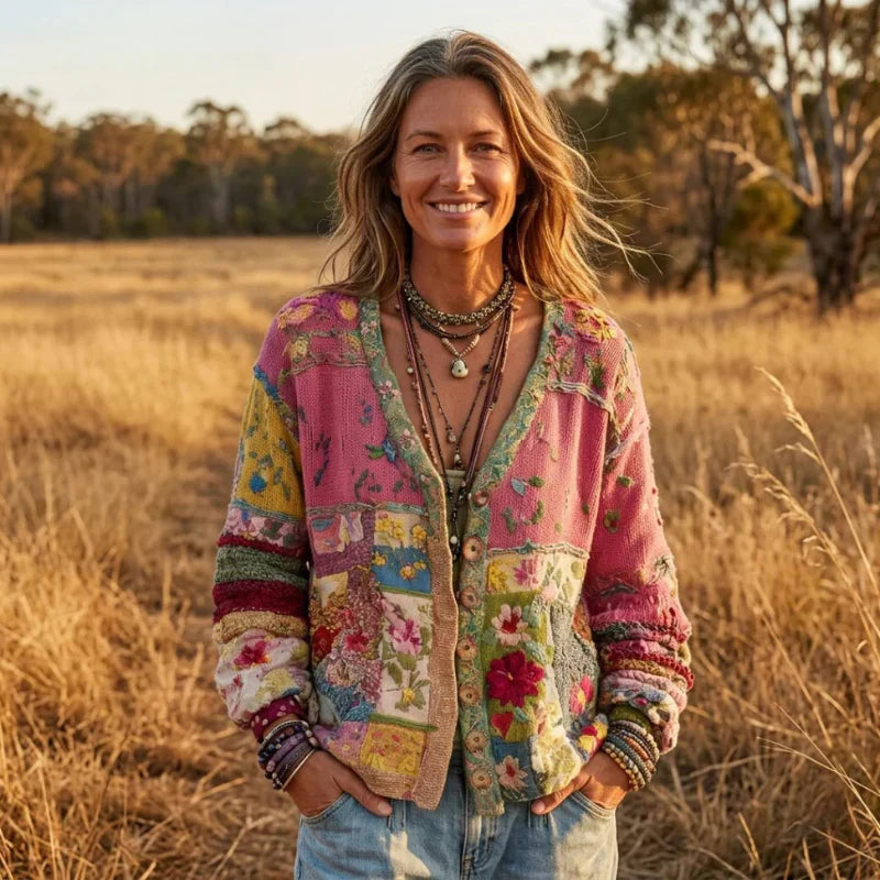 Leah & Lila Harper - women's boho knit cardigan