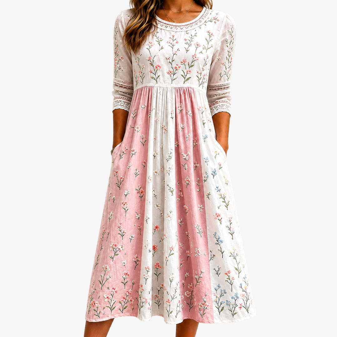 Carolyn – Floral Midi Dress