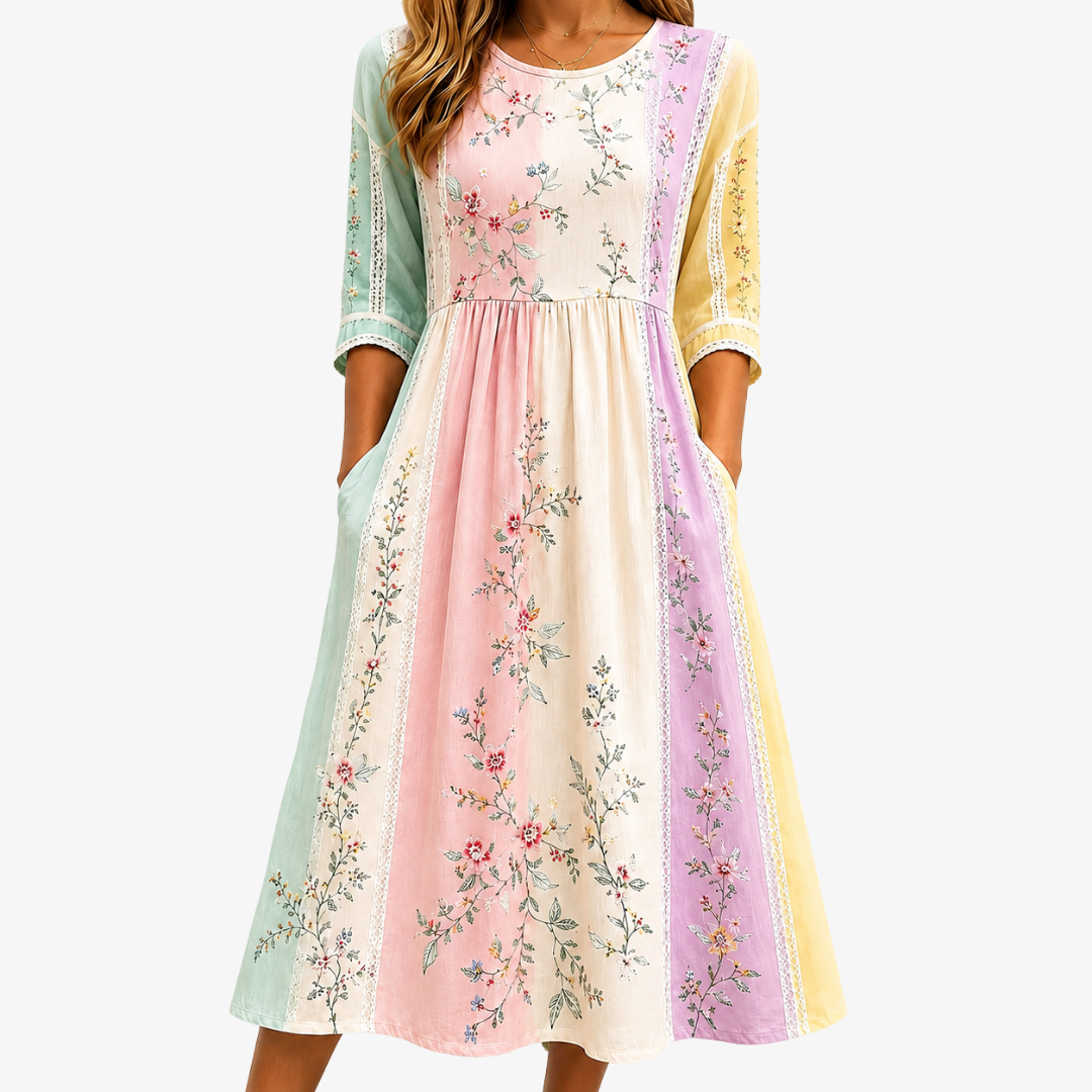 Chelsea – Floral Midi Dress