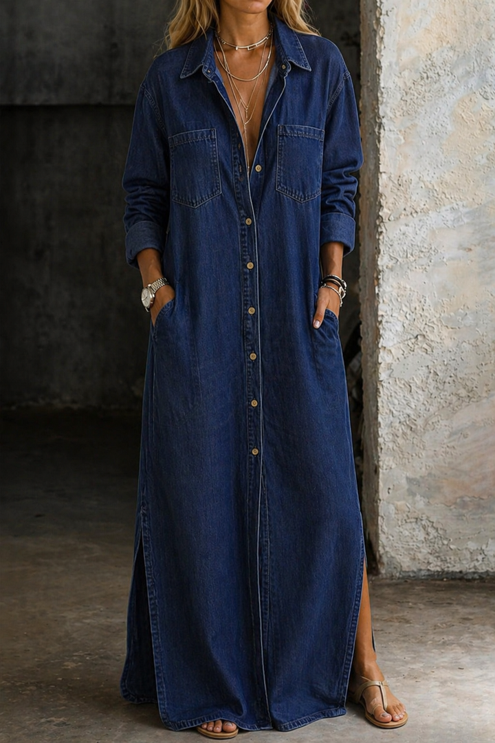 Ruby – Vintage Button-Down Dress