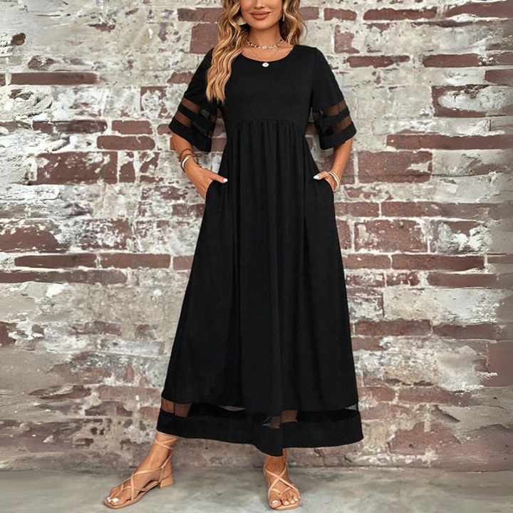 Bethany- Flattering Tummy-Smoothing Midi Dress