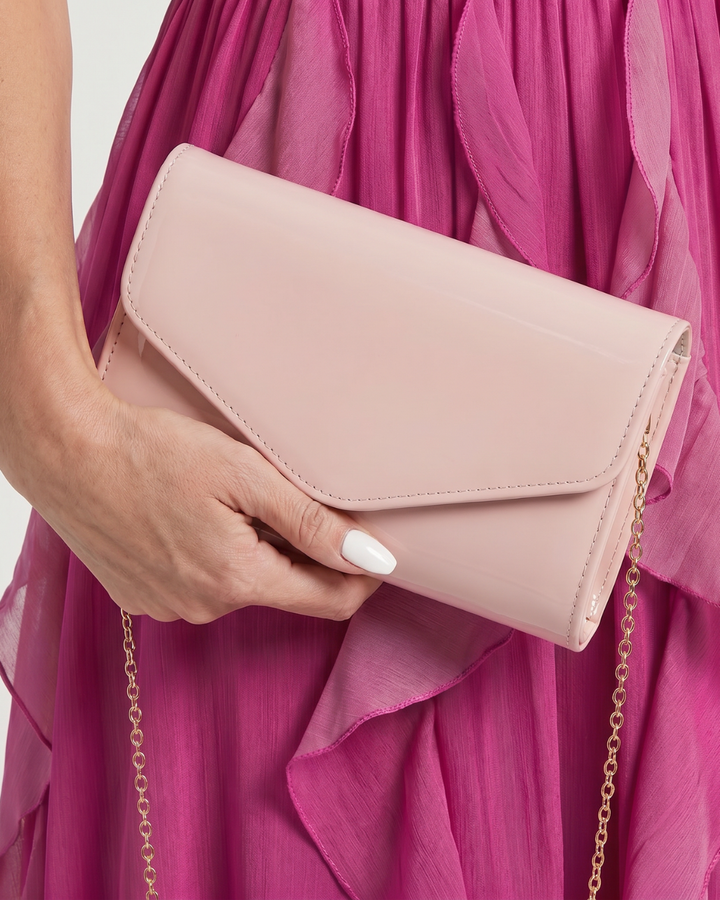 Audrey - Envelope Flap Compact Clutch Bag