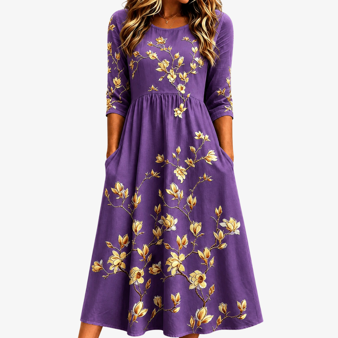 Brooke – Floral Midi Dress