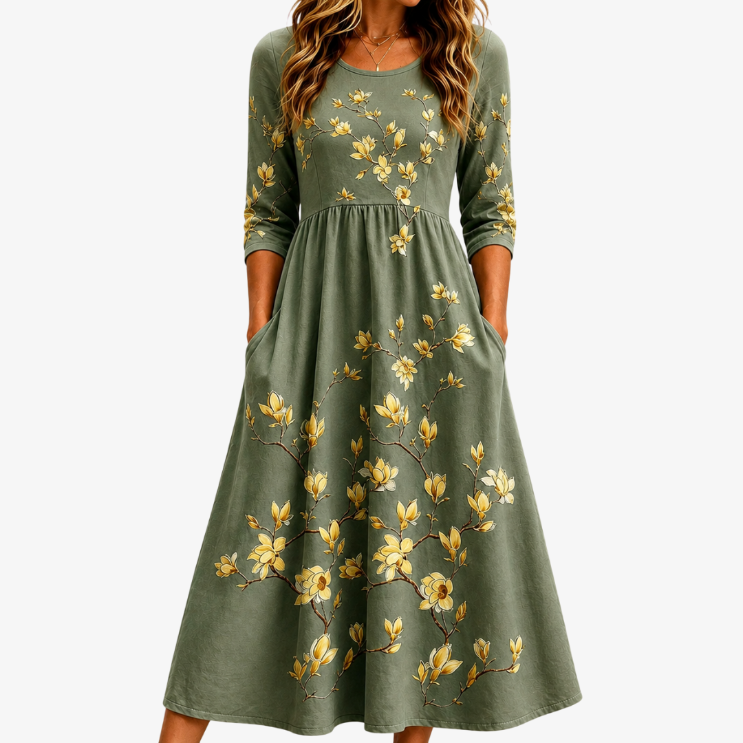Carol – Floral Midi Dress
