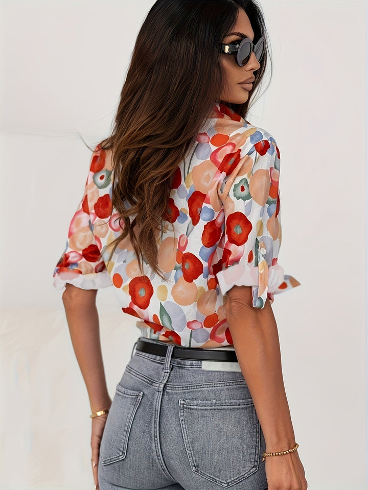 Piper - Colourful Floral Blouse
