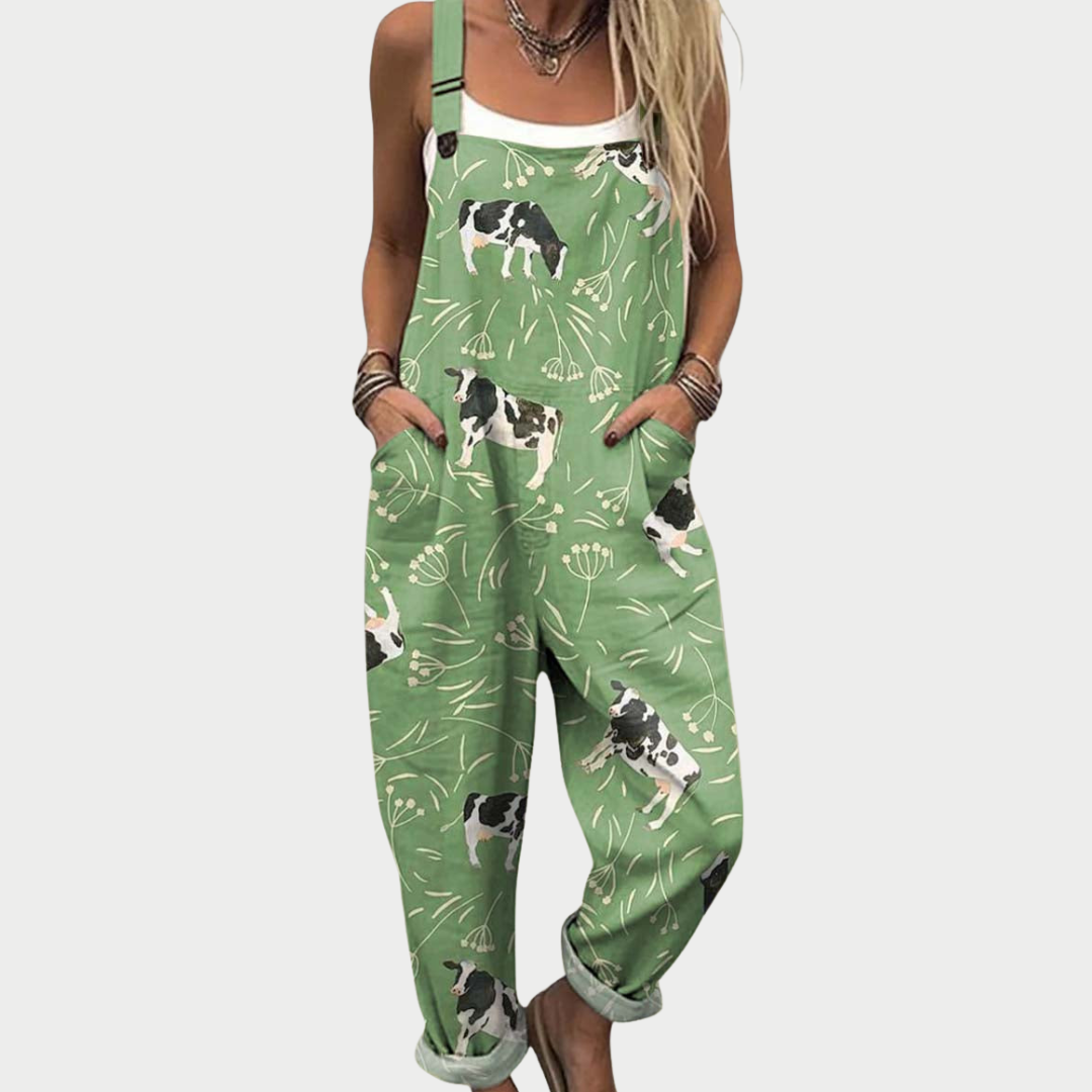 Ruth – Botanical Dungarees