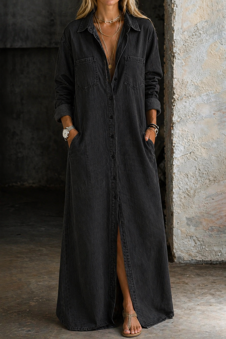 Ruby – Vintage Button-Down Dress