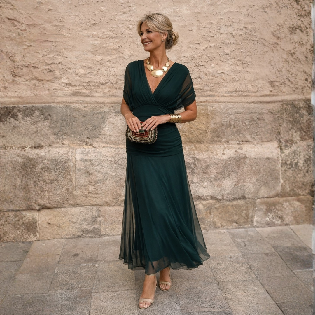 Vivienne – Off-Shoulder Maxi Dress