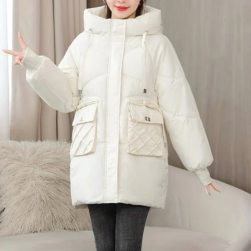 Extra Long Padded Parka | Warm Hooded Winter Coat – Leah & Lila