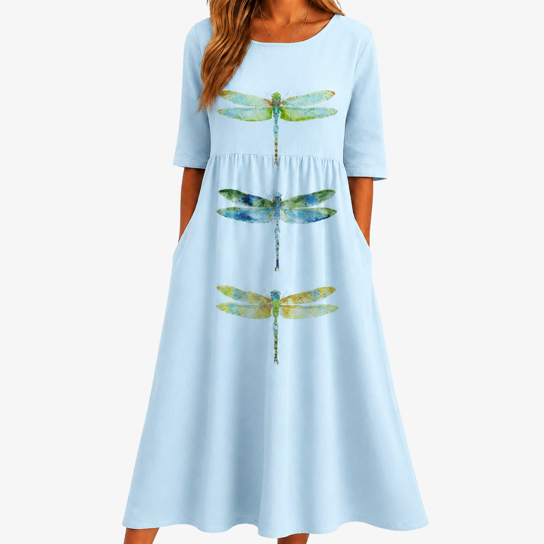 Barbara – Floral Midi Dress