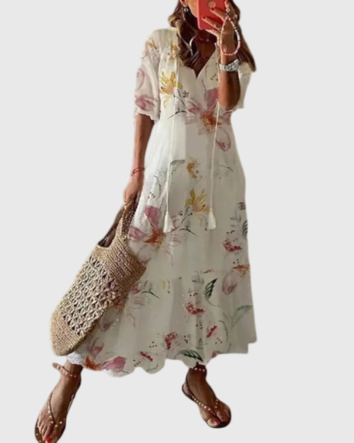 Sofie - Boho Vintage Summer Maxi Dress