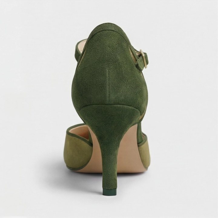 Coralise | Two-Tone Kitten Heel Slingback Pumps – Leah & Lila
