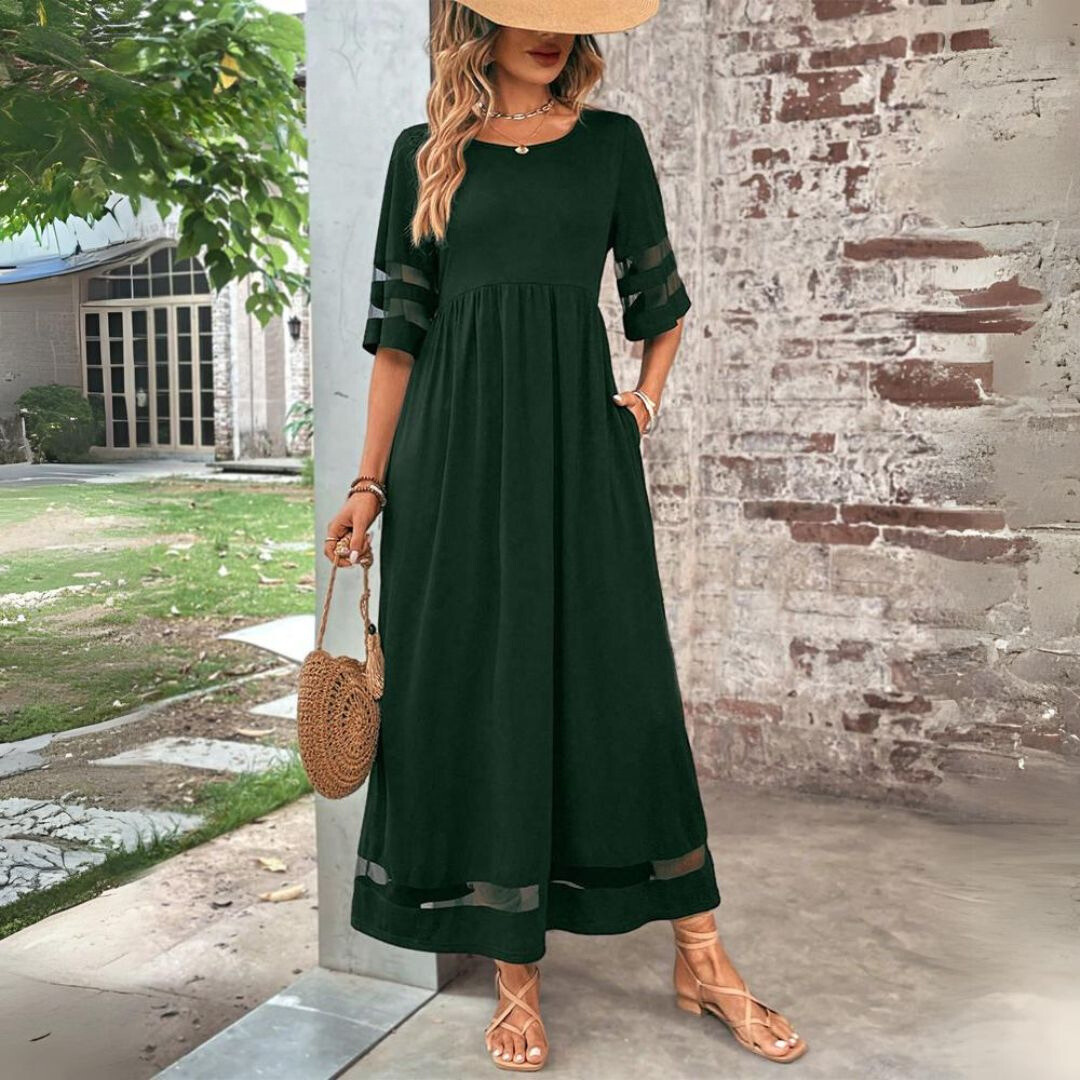 Bethany- Flattering Tummy-Smoothing Midi Dress