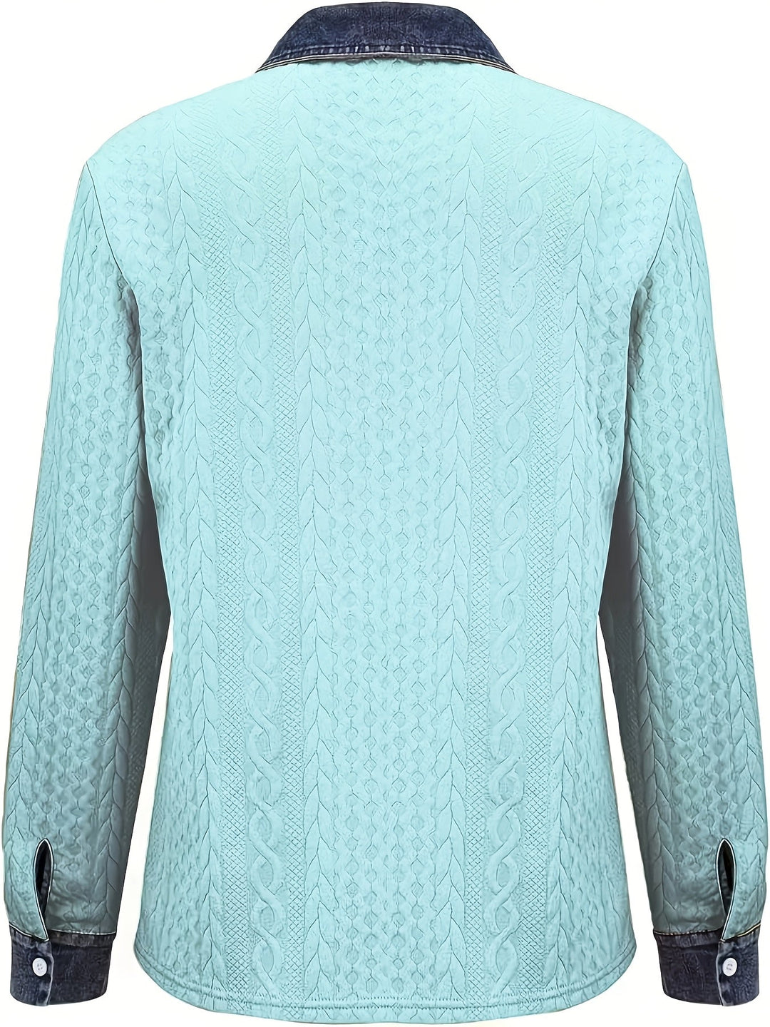 Melanie | Textured Contrast Cardigan