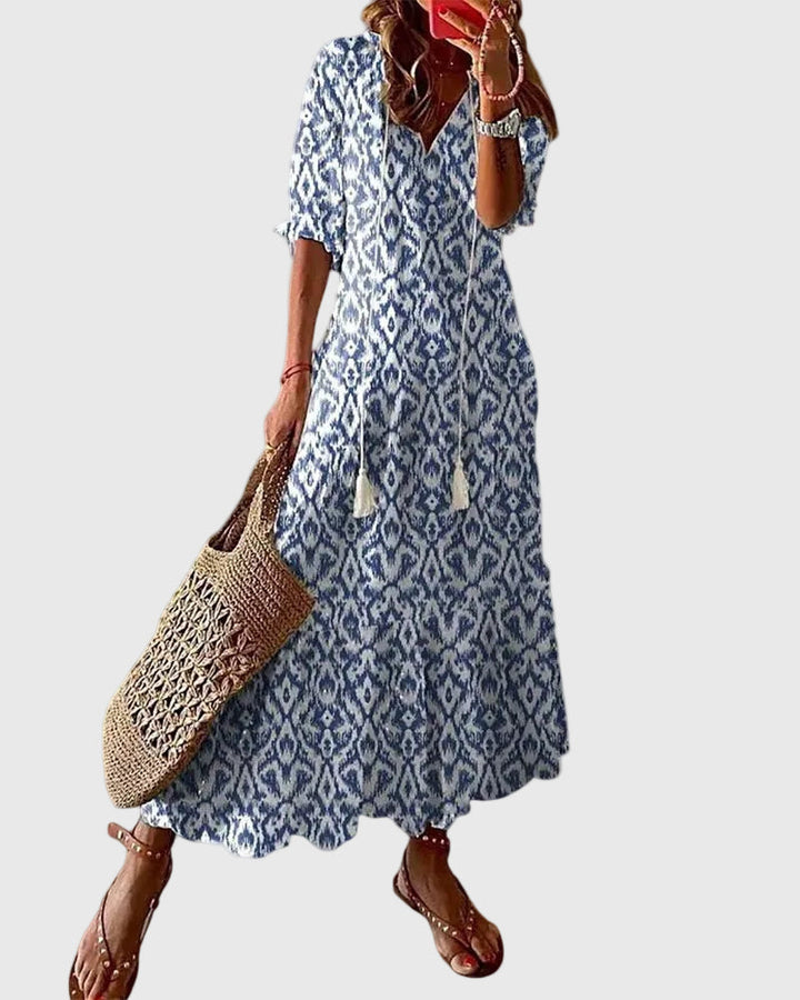 Sofie - Boho Vintage Summer Maxi Dress