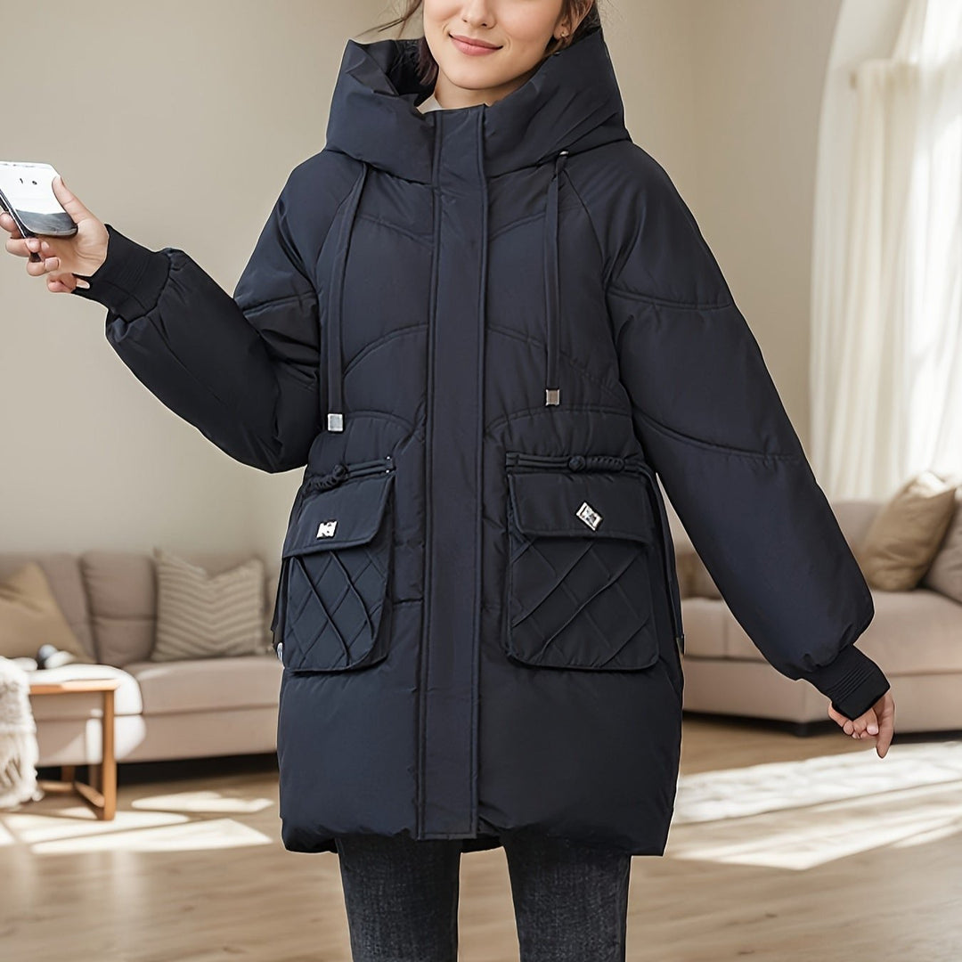 Extra Long Padded Parka | Warm Hooded Winter Coat – Leah & Lila