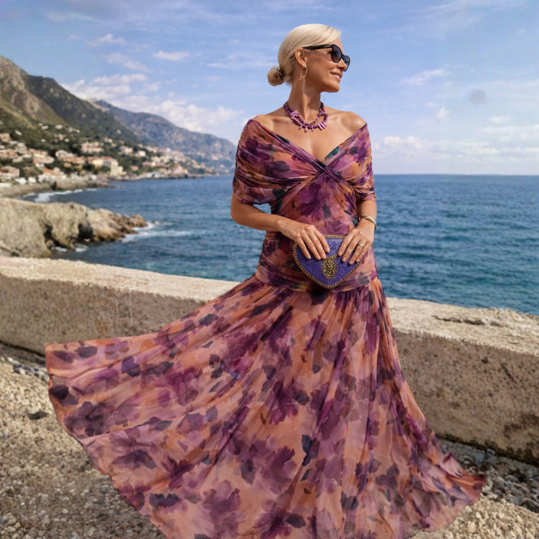 Vivienne – Off-Shoulder Maxi Dress