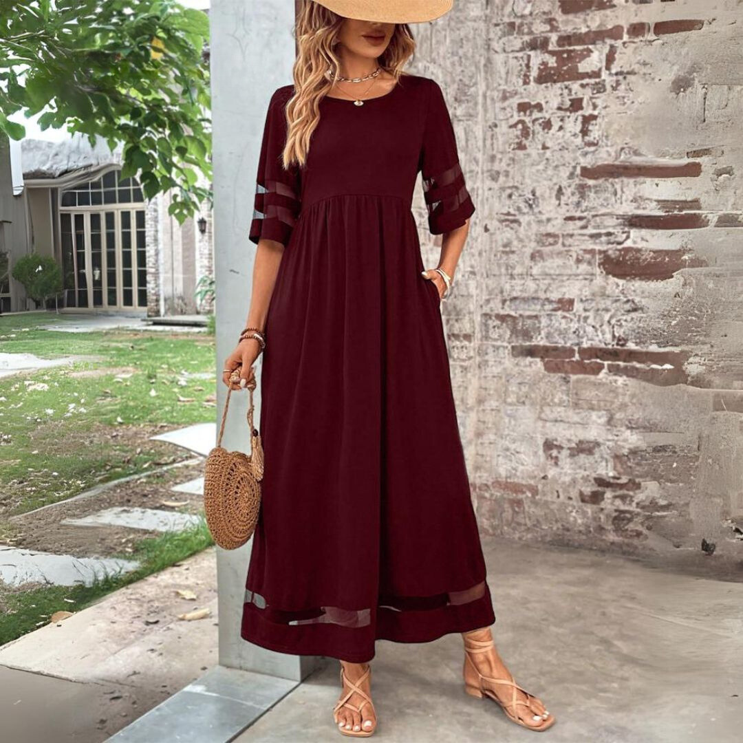 Bethany- Flattering Tummy-Smoothing Midi Dress