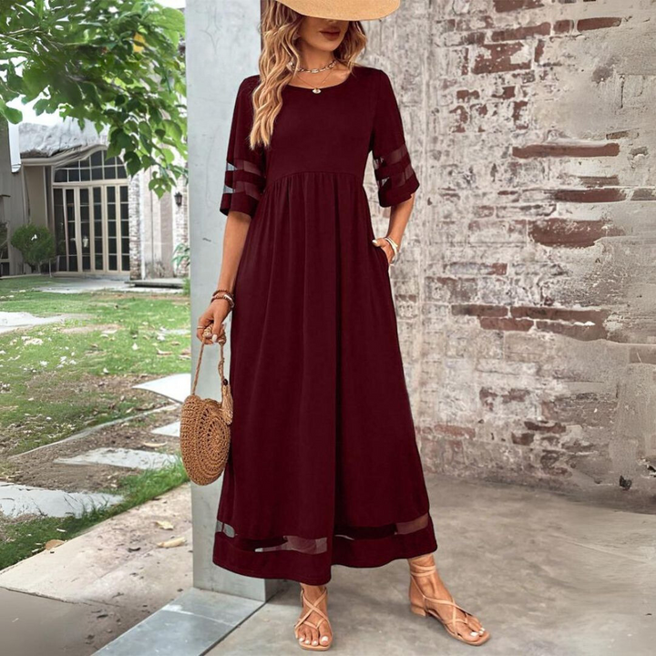 Bethany- Flattering Tummy-Smoothing Midi Dress