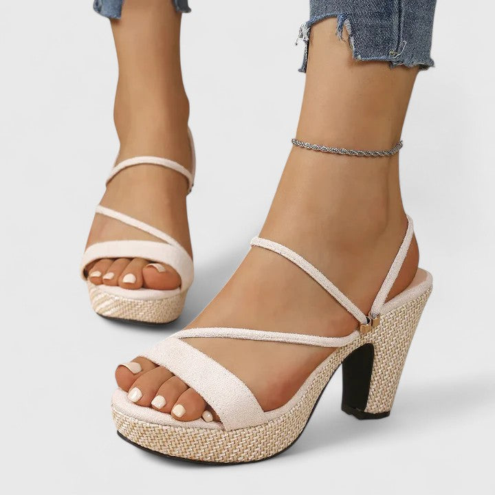 Lorienna | Strappy Stiletto Pumps – Leah & Lila