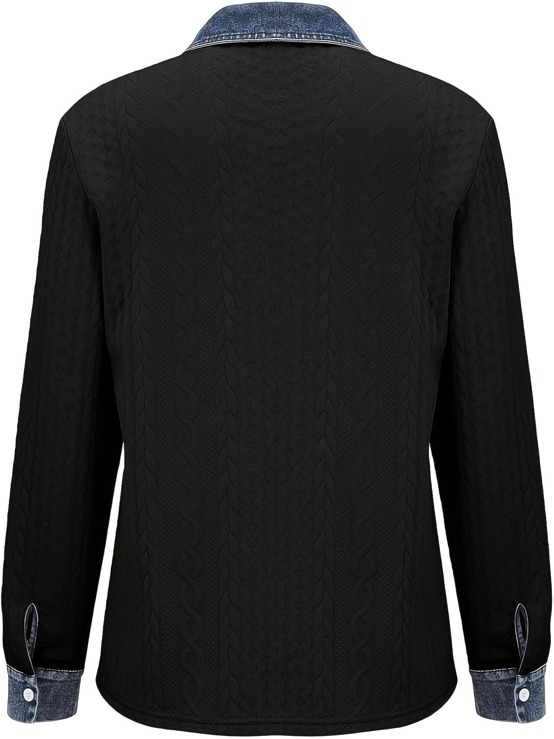 Melanie | Textured Contrast Cardigan