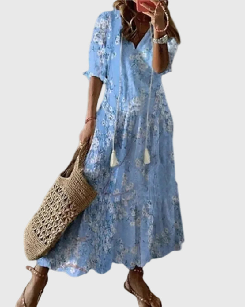 Sofie - Boho Vintage Summer Maxi Dress