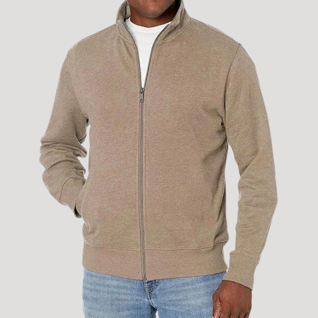 Heren Lichtgewicht Voorjaarsjack met Rits Casual Dagelijks Comfortabel Veelzijdig Modern Design Stijlvol | Sansoti