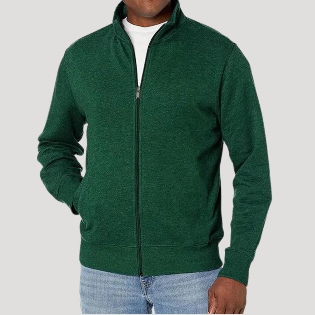 Heren Lichtgewicht Voorjaarsjack met Rits Casual Dagelijks Comfortabel Veelzijdig Modern Design Stijlvol | Sansoti