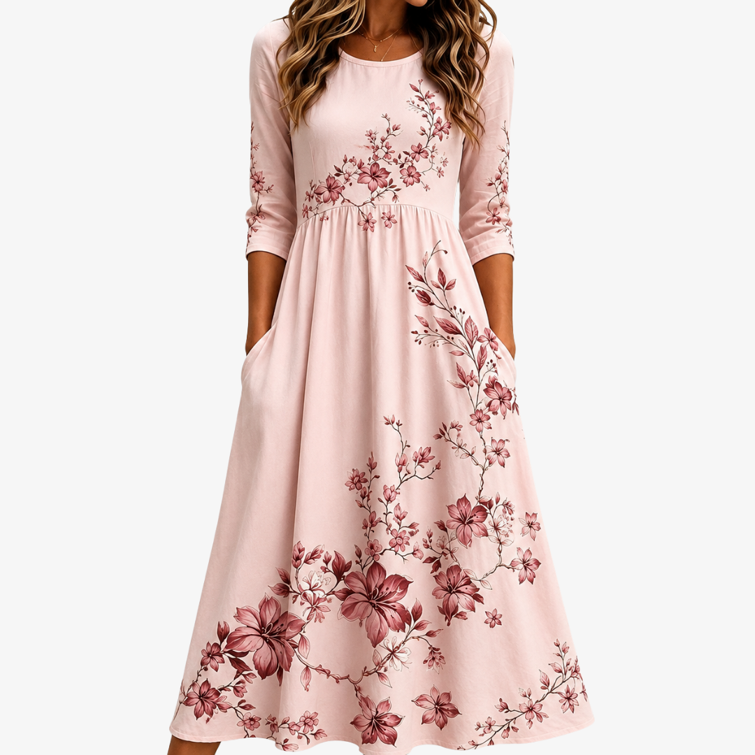 Cleo – Floral Midi Dress