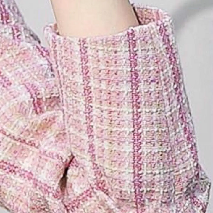 Check Pattern Blazer | Tailored One-Button Women's Jacket – Leah & Lila