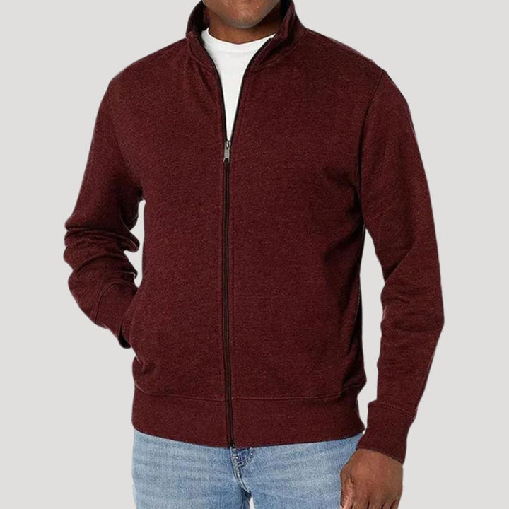 Heren Lichtgewicht Voorjaarsjack met Rits Casual Dagelijks Comfortabel Veelzijdig Modern Design Stijlvol | Sansoti