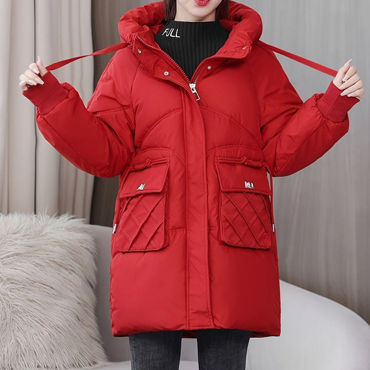Extra Long Padded Parka | Warm Hooded Winter Coat – Leah & Lila