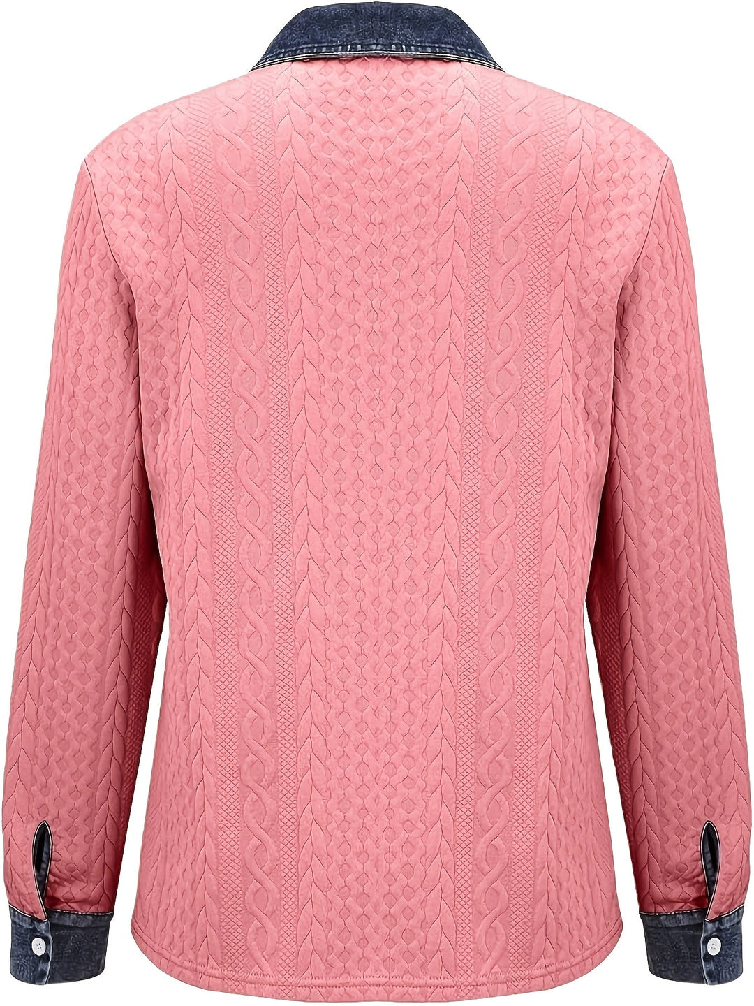 Melanie | Textured Contrast Cardigan