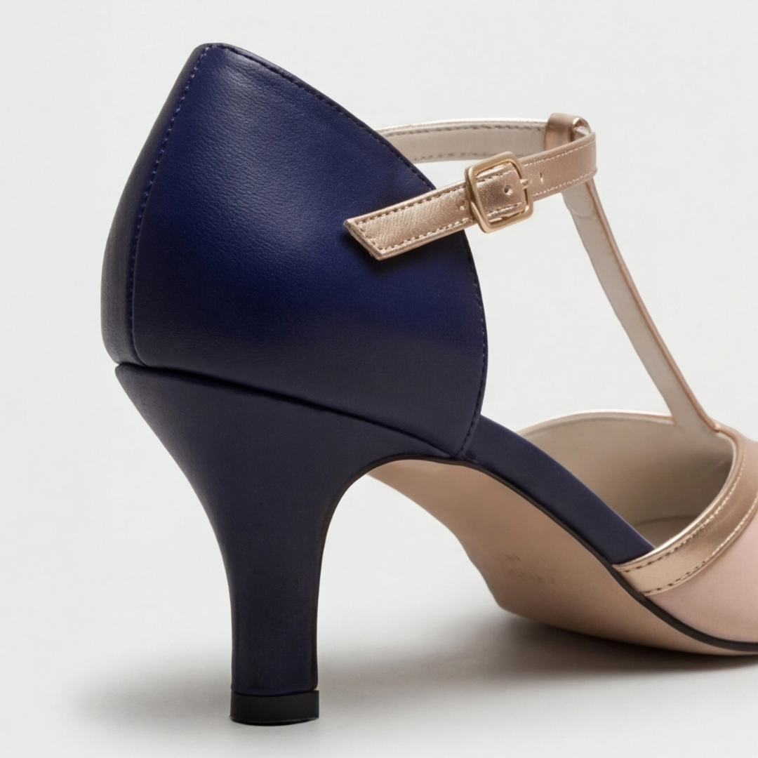 Tazariah | T-Strap Block Heel Sandals