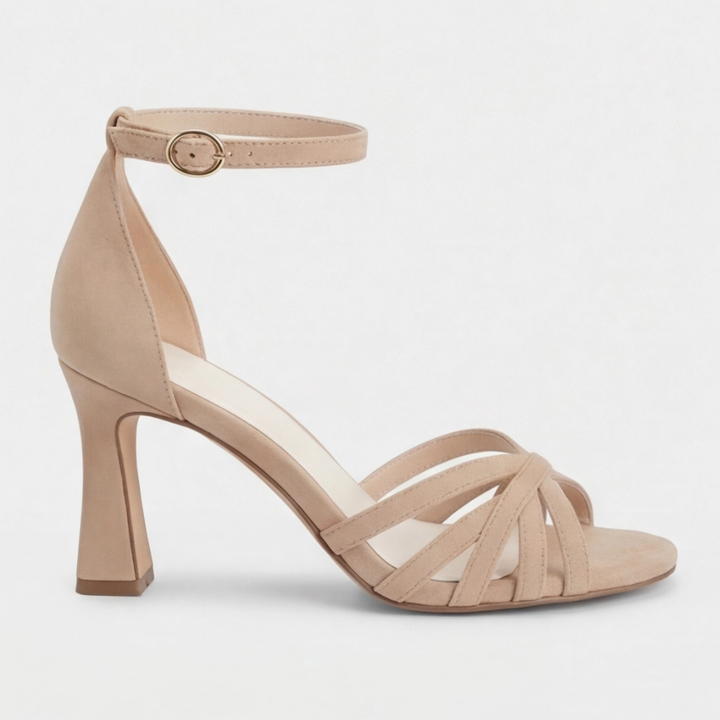 Orlissa | Open Toe Block Heel Pumps – Leah & Lila