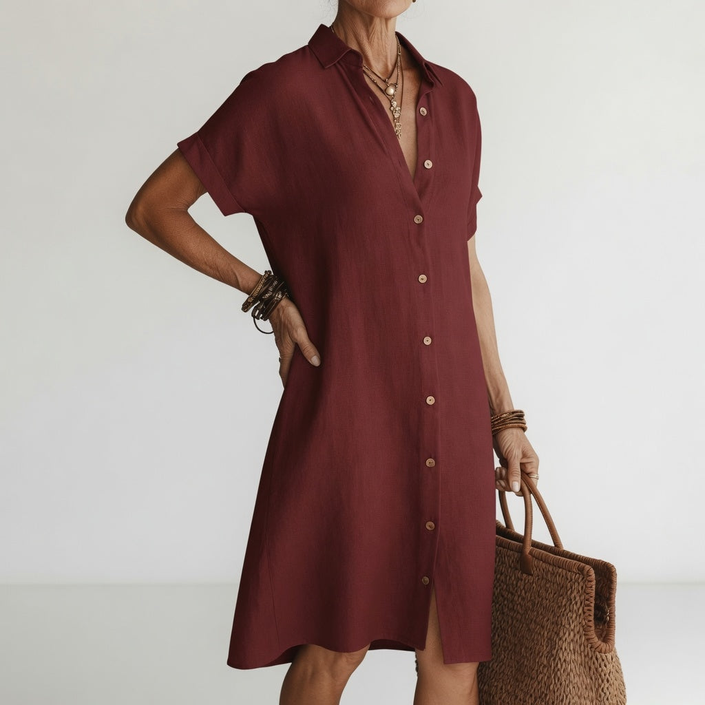 Claire - Midi Shirt Dress