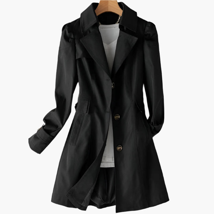 Single-Button Trench Coat | Smart-Casual Layer – Leah & Lila