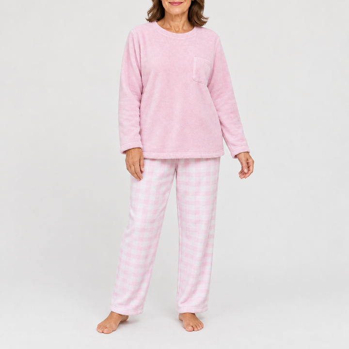 Maribel | Checked Long-Sleeve Pyjama Set