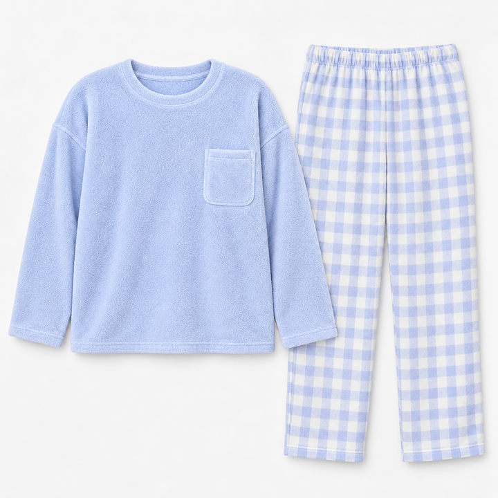 Maribel | Checked Long-Sleeve Pyjama Set