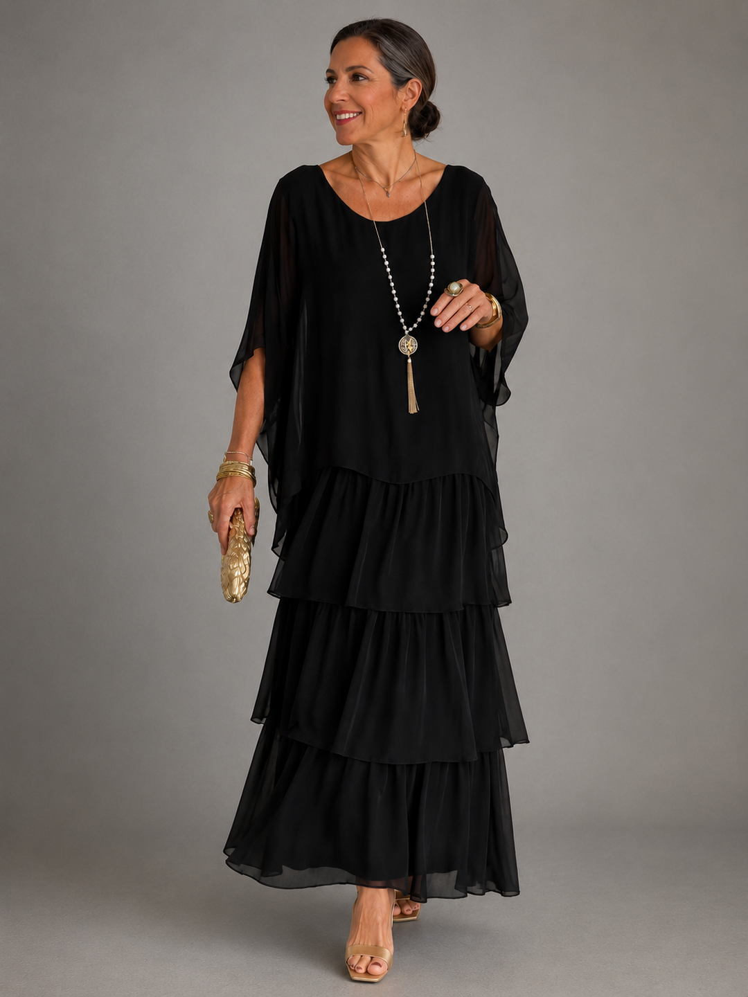 Lori - Elegant Flowing Maxi Dress